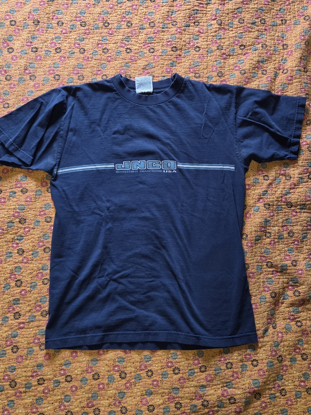 JNCO Navy Blue Men's Graphic Tee L